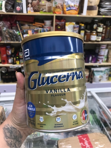 Sữa bột glucerna vanilla 850g Úc