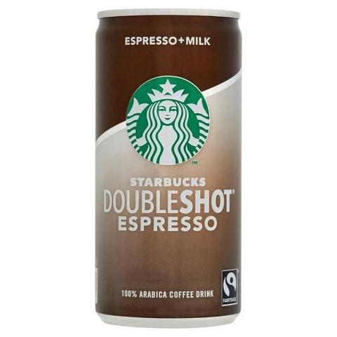 CÀ PHÊ STARBUCKS DOUBLE SHOT LON 200ML