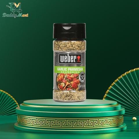 Gia vị ăn kiêng Weber - Garlic Parmesan 74g
