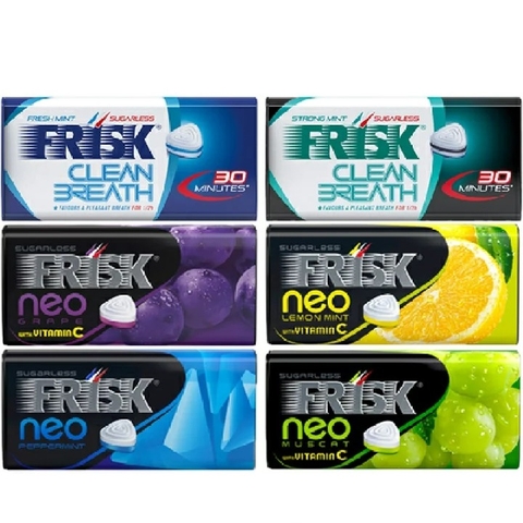 Kẹo Ngậm Bạc Hà Frisk Neo Hộp 50 Viên