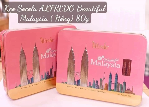 Socola ALFREDO Beautiful Malaysia (Hồng) 80g