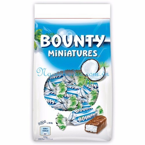Socola Dừa Bounty Miniatures 150g