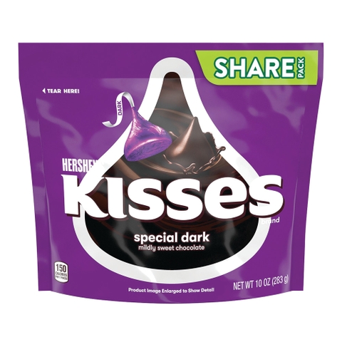 SOCOLA ĐẮNG HERSHEY'S KISSES 283G
