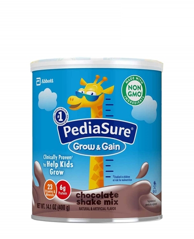 Sữa Bột Pediasure Hươu Cao Cổ Pediasure Grow & Gain Hương Socola 400g