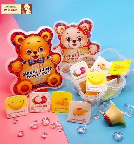 Thạch pudding trái cây PAMIRITER 420g