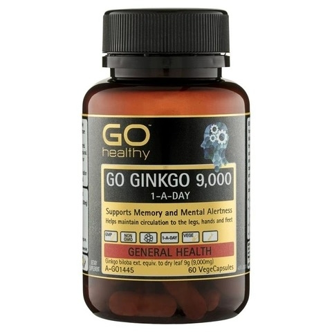 Viên Uống Bổ Não Go Ginkgo 9000 Go Healthy Hộp 60V