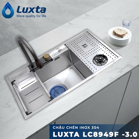  CHẬU RỬA CHÉN LUXTA LC 8949F-3.0 -Bền Bỉ Theo Thời Gian, Tiện Nghi Mọi Góc Bếp