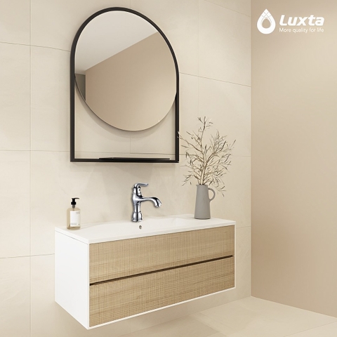 Vòi rửa mặt nóng lạnh Luxta 1218 là kết hợp giữa hiện đại và cổ điển.