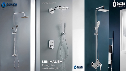 Vòi sen tắm đứng Luxta vì sao lại trở thành xu hướng lựa chọn năm 2022?