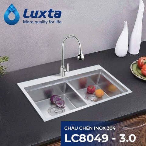 ✨ CHẬU RỬA CHÉN LUXTA LC8049 – 3.0 Đột Phá Thiết Kế, Nâng Tầm Không Gian Bếp Việt ✨