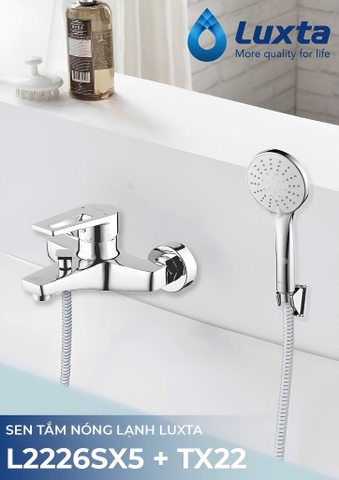 💦 Sen Tắm Nóng Lạnh LUXTA L2226SX5 – Êm Dịu Như Spa, Bền Đẹp Theo Thời Gian 💦