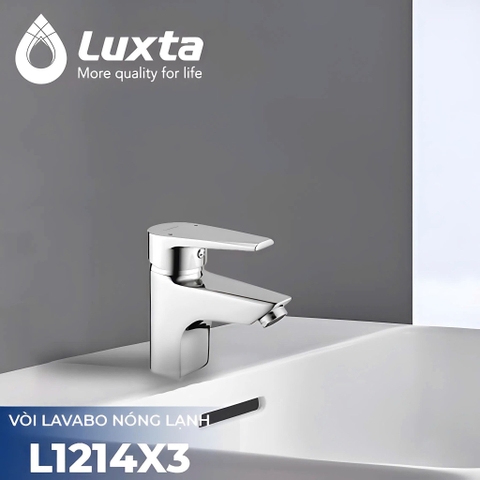 💙 VÒI LAVABO NÓNG LẠNH LUXTA L1214X3 💙