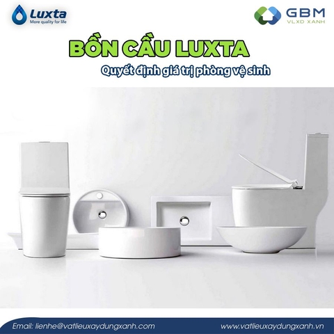 Bồn cầu Luxta quyết định giá trị phòng vệ sinh