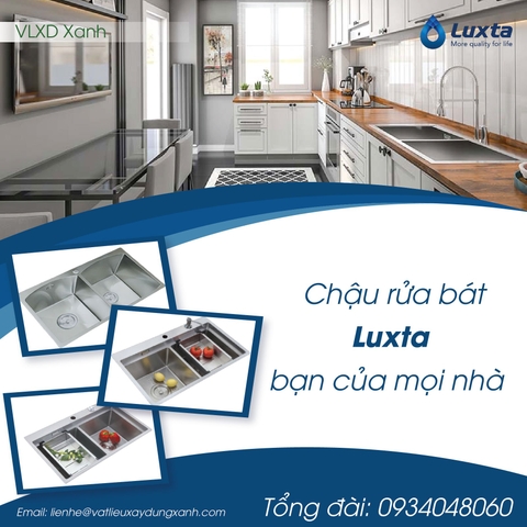 Chậu rửa bát Luxta bạn của mọi nhà 