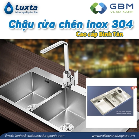 Chậu rửa chén inox 304 cao cấp Bình Tân