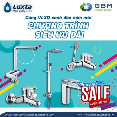 Đón năm mới cùng VLXD Xanh với chương trình siêu ưu đãi