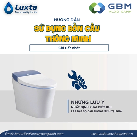 Hướng dẫn cách sử dụng bồn cầu thông minh chi tiết nhất