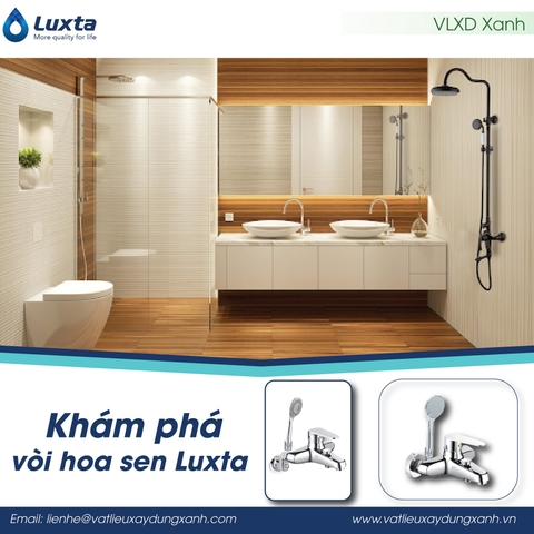 Khám phá vòi hoa sen Luxta