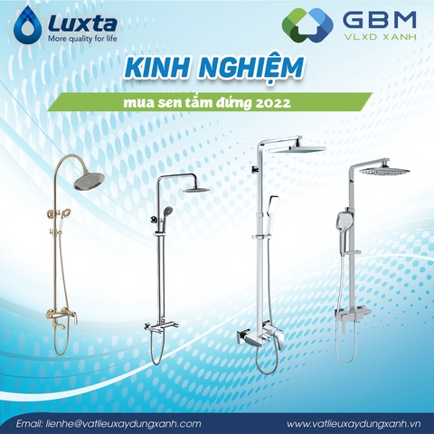 Kinh nghiệm mua sen tắm đứng 2022