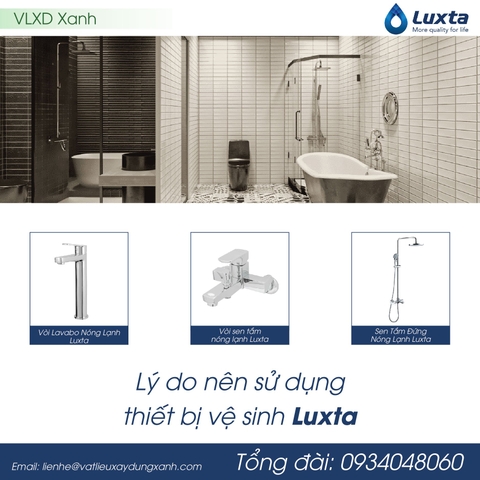 Lý do nên sử dụng thiết bị vệ sinh Luxta 