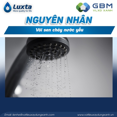 Nguyên nhân sen vòi chảy nước yếu