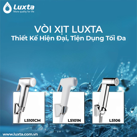 💦 VÒI XỊT VỆ SINH LUXTA – Thiết Kế Hiện Đại, Tiện Dụng Tối Đa 💦 