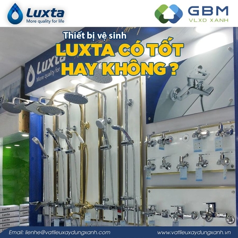 Thiết bị vệ sinh Luxta có tốt hay không?