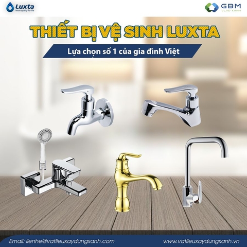 Thiết bị vệ sinh Luxta - Lựa chọn số 1 của gia đình Việt