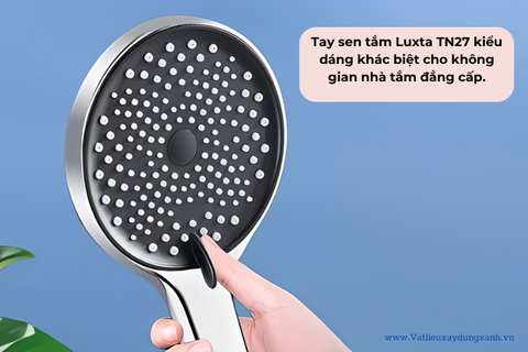 Tay sen tắm Luxta TN27 kiểu dáng khác biệt cho không gian nhà tắm đẳng cấp.