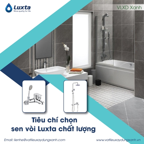 Tiêu chí chọn sen vòi Luxta chất lượng