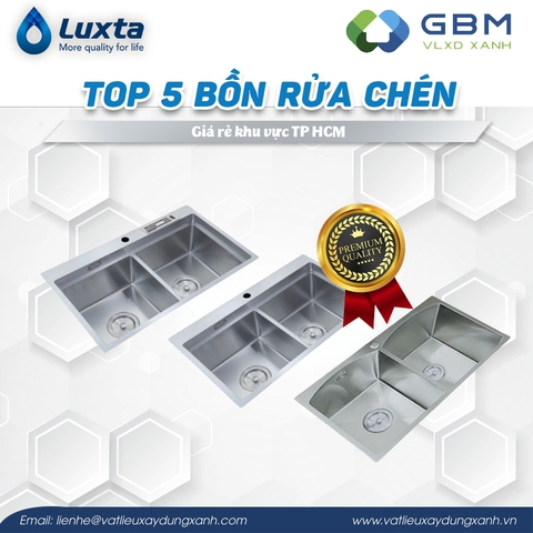 Top 5 bồn rửa chén giá rẻ khu vực Hồ Chí Minh