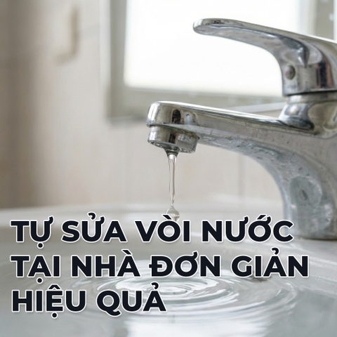 Hướng dẫn cách sửa vòi nước bị rò rỉ tại nhà đơn giản, hiệu quả 100%