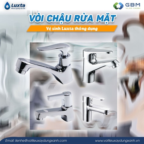 Vòi chậu rửa mặt vệ sinh Luxta thông dụng hiện nay