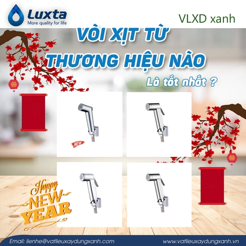 Vòi xịt từ thương hiệu nào là tốt nhất?