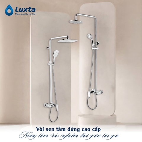 Vòi sen tắm đứng cao cấp, nâng tầm trải nghiệm thư giãn tại gia