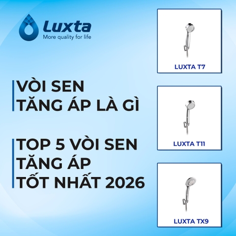 Top 5 Vòi Sen Tăng Áp Tốt Nhất 2026: Giải Pháp Cho Nguồn Nước Yếu