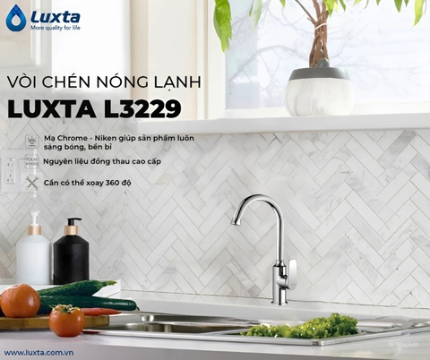 VÒI CHÉN NÓNG LẠNH LUXTA L3229