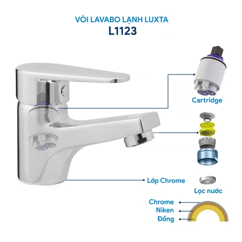 Vòi Lavabo Lạnh Luxta L1123