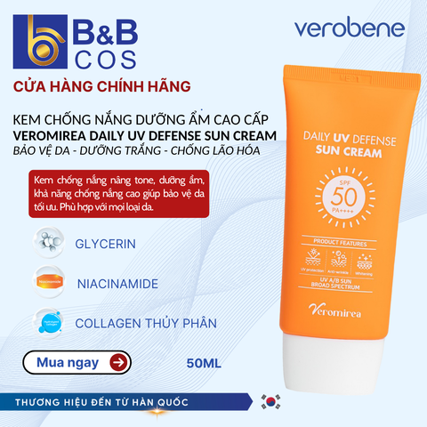 Kem chống nắng dưỡng da VEROMIREA Hàn Quốc - CHÍNH HÃNG