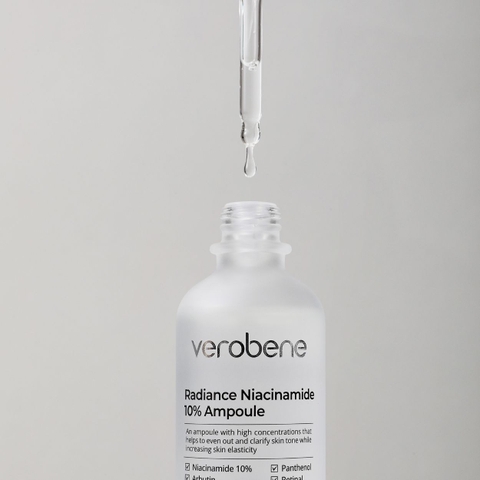 AMPOULE DƯỠNG TRẮNG, ỨC CHẾ SẮC TỐ NÁM VEROBENE RADIANCE NIACINAMIDE 10% AMPOULE 50ml