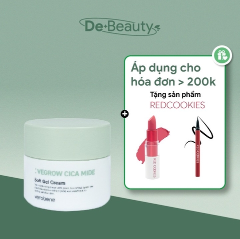 KEM DƯỠNG ẨM THUẦN CHAY VEROBENE SOFT GEL CREAM 50ml DƯỠNG TRẮNG CẢI THIỆN NẾP NHĂN