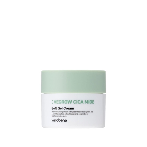KEM DƯỠNG ẨM THUẦN CHAY VEROBENE SOFT GEL CREAM 50ml DƯỠNG TRẮNG CẢI THIỆN NẾP NHĂN