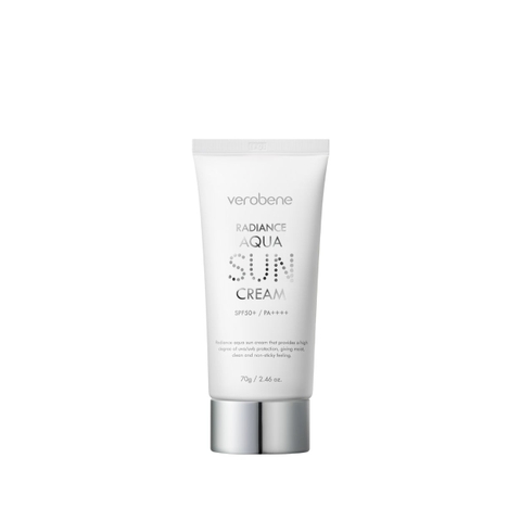 KEM CHỐNG NẮNG TRANG ĐIỂM VEROBENE RADIANCE AQUA SUN CREAM 70G