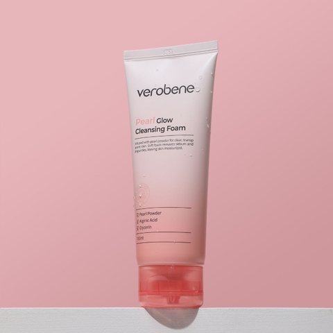 SỮA RỬA MẶT NGỌC TRAI VEROBENE PEARL GLOW CLEANSING FOAM 150ML