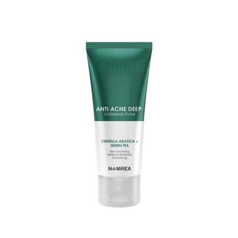 SỮA RỬA MẶT CHO DA DẦU MỤN NHẠY CẢM NAMIREA ANTI ACNE DEEP CLEANSING FOAM 120G