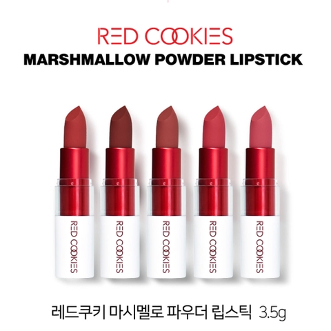 Son Lì Marshmallow Powder Lipstick- Red Cookies