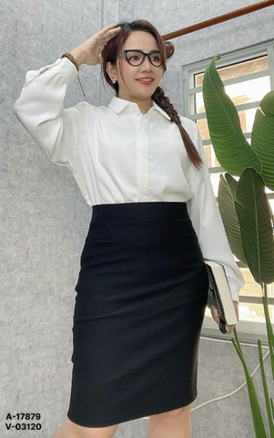 03120 Váy 00180 ôm 2 túi trước - 701-2