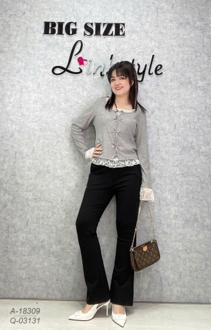 03131 - Quần pát 00234 lưng thun - K1827