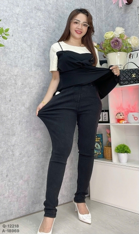 S-30- 12218 Q.skinny 00273 Wash - ĐEN