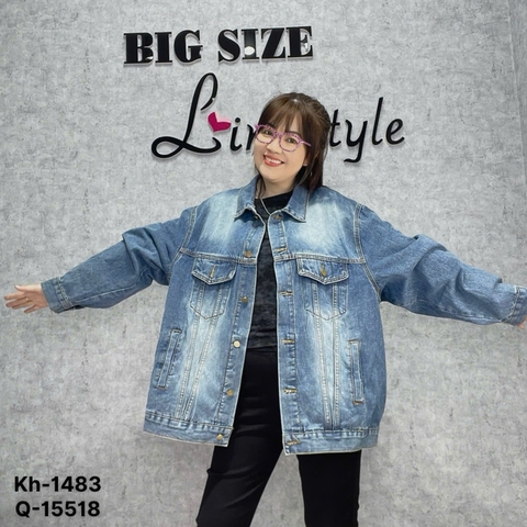 S-0030- 1483 Khoác Jean có cổ 00280